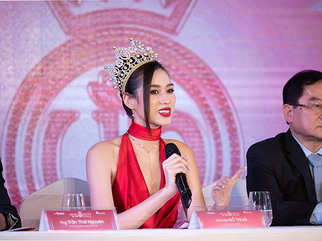 54 viên ngọc trai quý, mang hình chim lạc trên vương miện Hoa hậu Việt Nam 2022